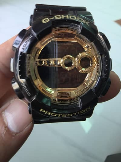 Casio G-Shock GD-100GB Black & Gold (100% Original)