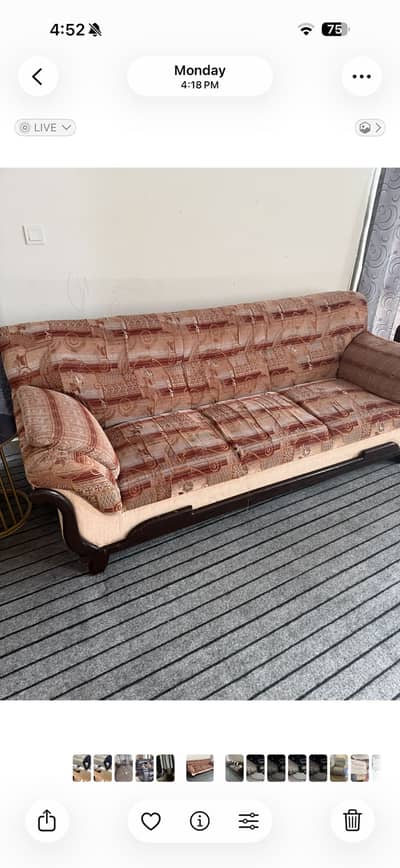 5 seater sofa set