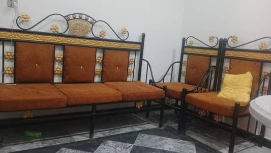 Iron sofa set 5seater