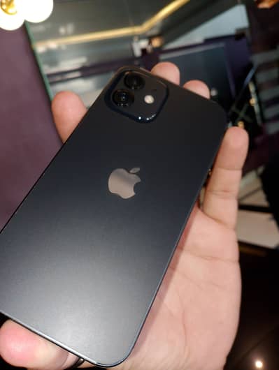 iphone 12 jv 64 gb 4 month sim time 10 by 10 condition 91 battery wate