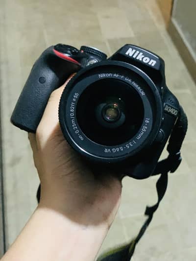 Nikon D3400 digital camera (DSLR)