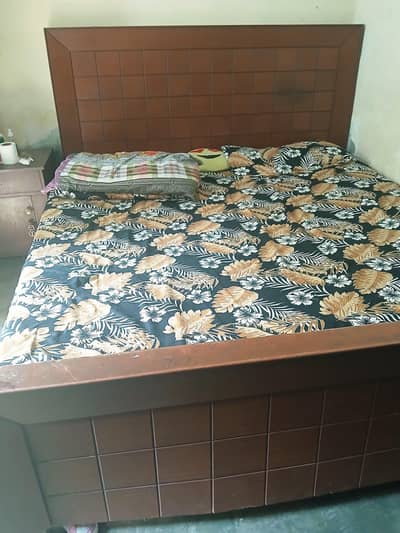 Double Bed with metres