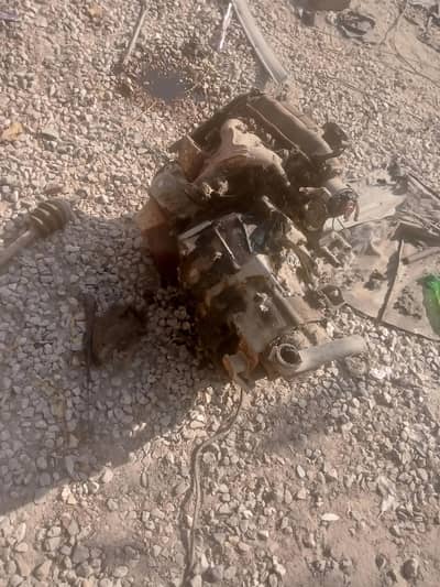 Suzuki Khyber patrol engine with gear box