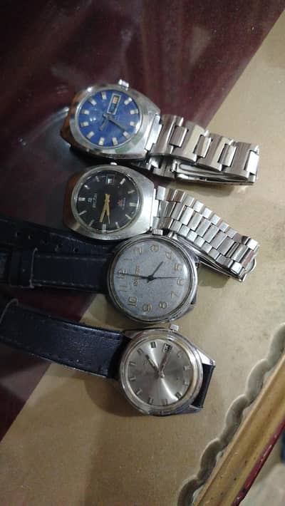 Antique Seiko 5 Vintage Watch citizen camy Swiss Rolex orient west end