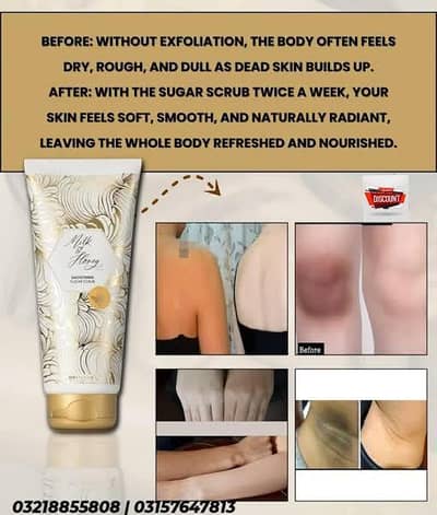 Milk and Honey sugar scrub 3300 Free Delivery 