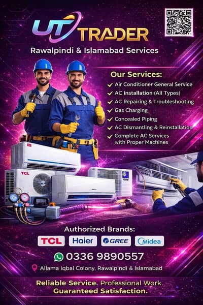 Professional AC Services | AC Repair Services | Services in Rwl & Isl