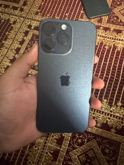 15 Pro max 256 Gb Royal Blue color  Complete Box