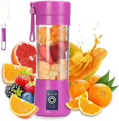 Portable mini Juicer Machine - USB Rechargeable 6-Blade Blender -[COD]
