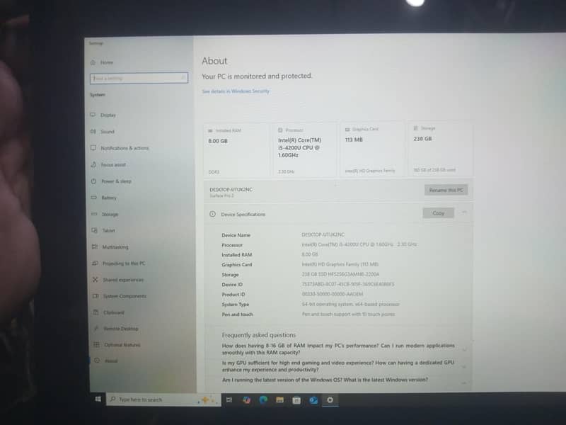 Microsoft surface pro 2 1