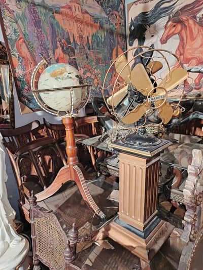 globe  italian imported statues decor antique candle stand decor