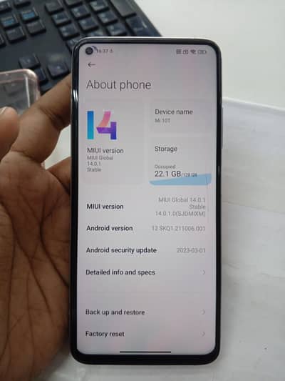 mi 10T 8/128 pta approved 10/10