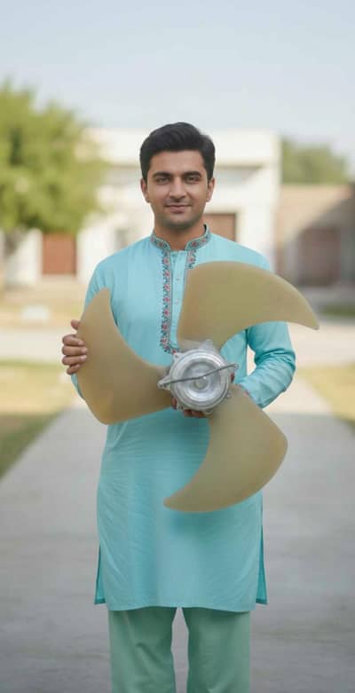 Air ac | motor fan blade | 40 watt | premium quality | 10/10