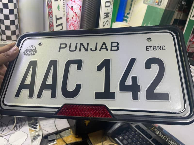 Number plates 1