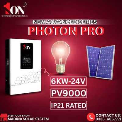 1ON PV9000 6KW 24Volt Hybrid Inverter Bult in WiFi