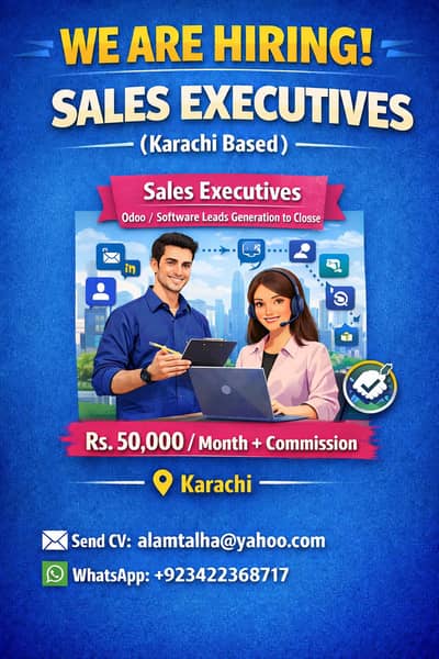 Required Energetic Sales Executive