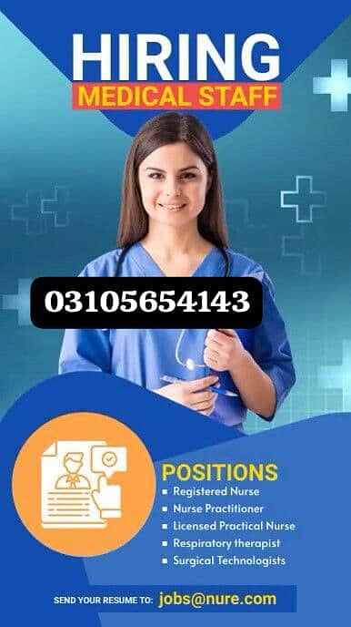 Required/staff/only/FEMALE NURSE DOCTORS MBBS
