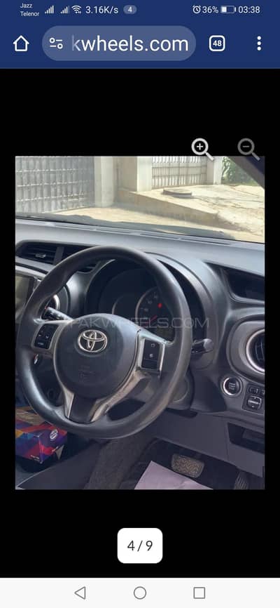 Toyota vitz metallic lavender colour, kyeless push