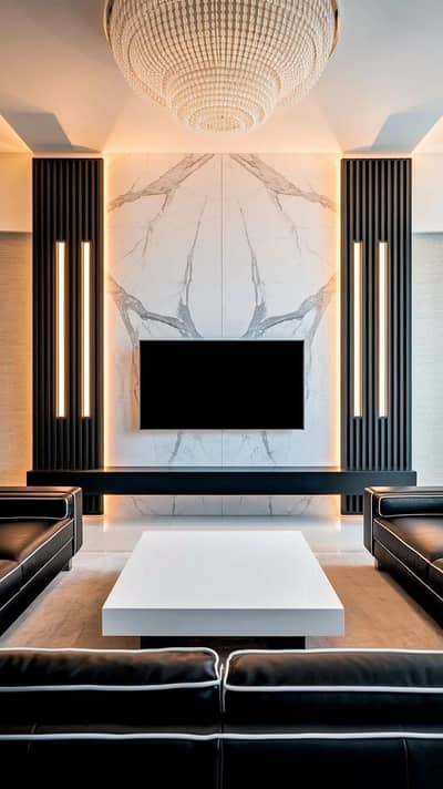 Media wall | Pvc wall Palling | Panel Fancy Ceilling