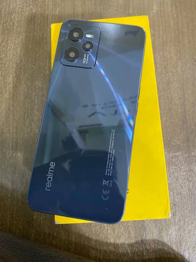 Realme C35 4gb128Gb mobile aur only box