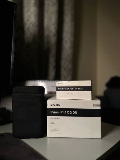Sigma 35mm DGDN 1.4 L mount + mc21