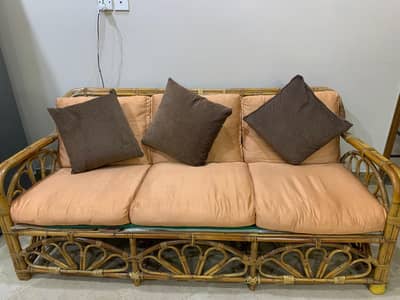 Cane sofa 5 seater