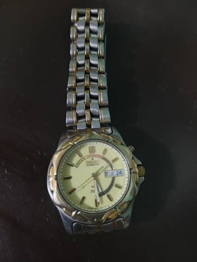 SEIKO KINETIC SQ50 SAPHLEX CRYSTAL