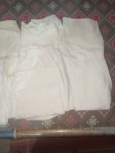 New cotton White trousers