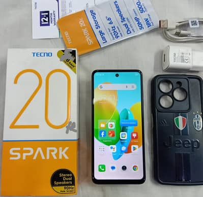 Tecno SparK 20,*8+8/ 256GB*2Month WaRnty"ist Hand,Lussshh10/10,*