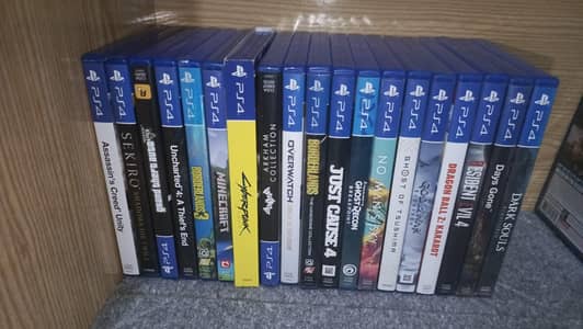PS4 games 10/10 condition full bundle