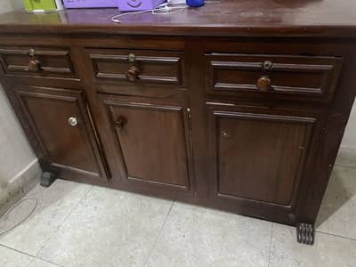 Dressings table with mirror