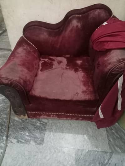 6 seater dewan type sofa set  new poshesh kr k 1 lakh price ho Jay gi