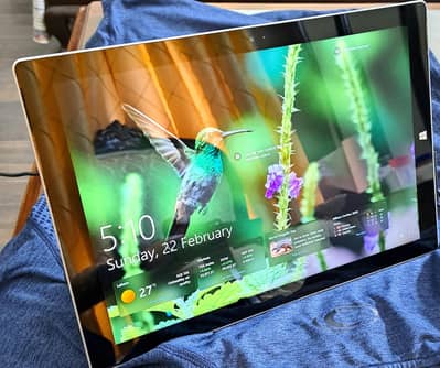 Microsoft Surface Pro 3. Barely used and comes with protective case.