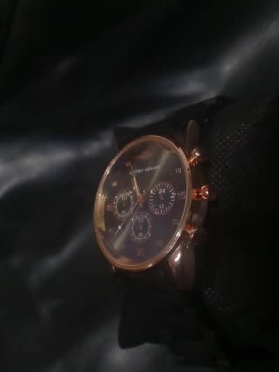 Premium black watch for men