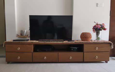 TV Media Console with 6 Drawers