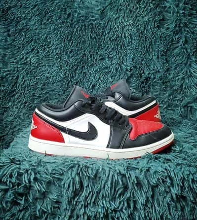 Nike Air Jordan 1 Low ' bred toe "