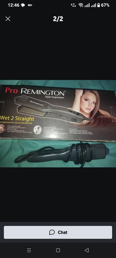 Remington hair straightener in just 1800