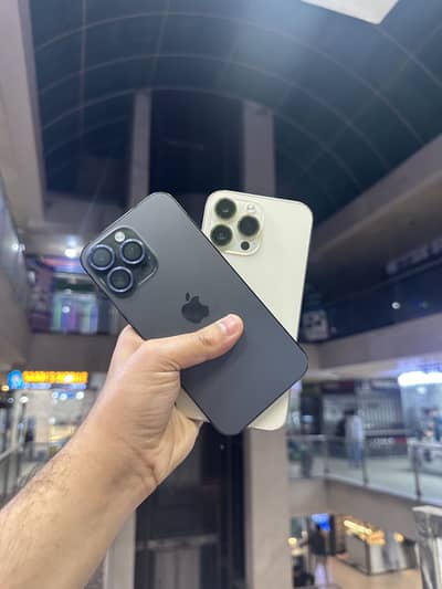 I phone 14 pro max 256GB pta physical plus e sim