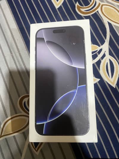 16 pro max 256GB physical plus Esim system active box pack non pta