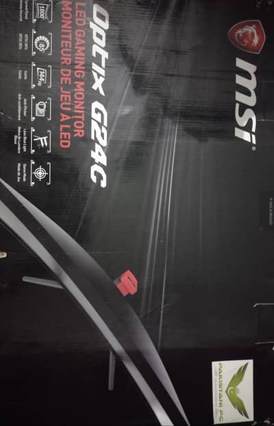 MSI Optix G24C 24″ 144Hz Curved Gaming Monitor (Like New – Only 3–4 D