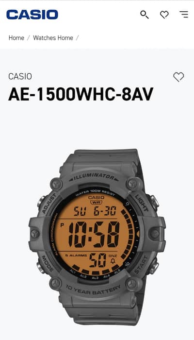 Casio AE-1500WHC-8AV