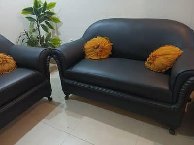 3+2+1 Sofa set in leather