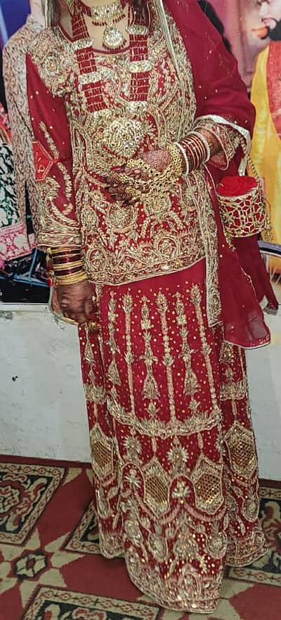 2 time used bridal lehnga