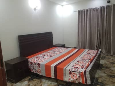 Furnished Bedroom Available For Rent in Divine Garden Airport road lahore