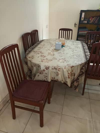 Dining Set 6*4 with 6 Chairs
