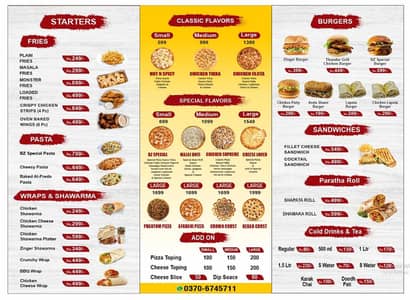 Required Order taker.  kitchen helper. rider