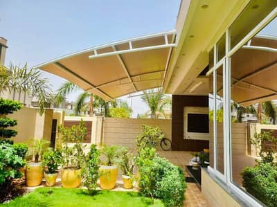 Best car parking shade in Pakistan - Garage porch shade - Pvc car roof
