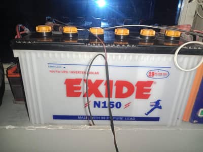 excide 150 v 19 plates 3 month use