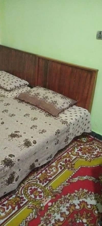 wooden Single Bed Set Available