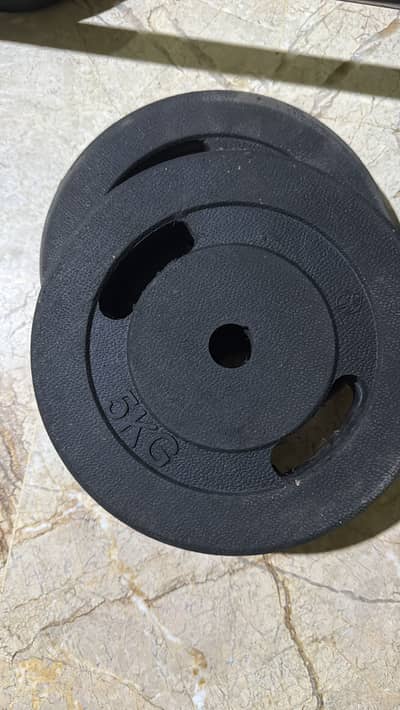 Dumbbell and plates etc