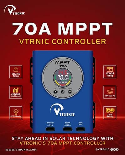 mppt charge controller 70A